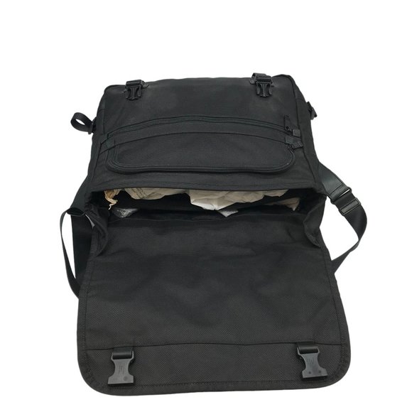 TUMI Alpha 2 Messenger Briefcase Expandable Organizer Laptop Ballistic Nylon - Picture 8 of 16